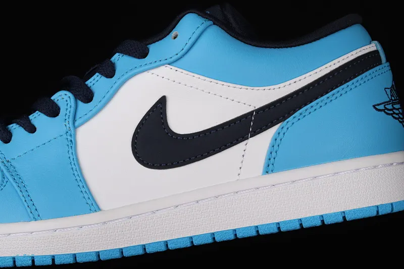 All categories Air Jordan Jordan series basketball shoes Air Jordan 1 Low G version pure original Air Jordan 1 Low AJ1 Joe 1 North Carolina blue low-top cultural and leisure sports sneakers 553558-144
